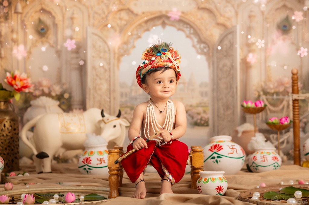 Janmashtami Special Baby Shoot Theme